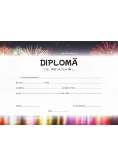 Diploma absolvire artificii